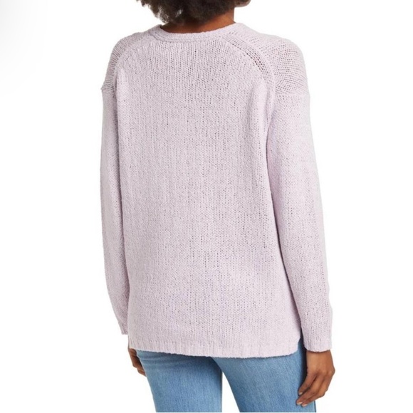 360 Sweater Lilac Neyla Silk Purple Sweater - Picture 12 of 13